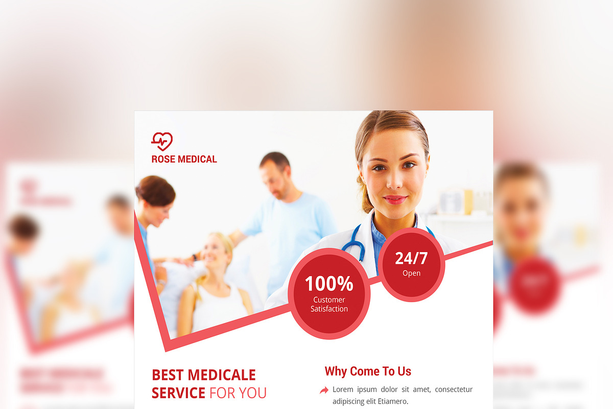 Amazing Medical Health Care Flyer, a Flyer Template by Themefisher (Photo 3 of 5)