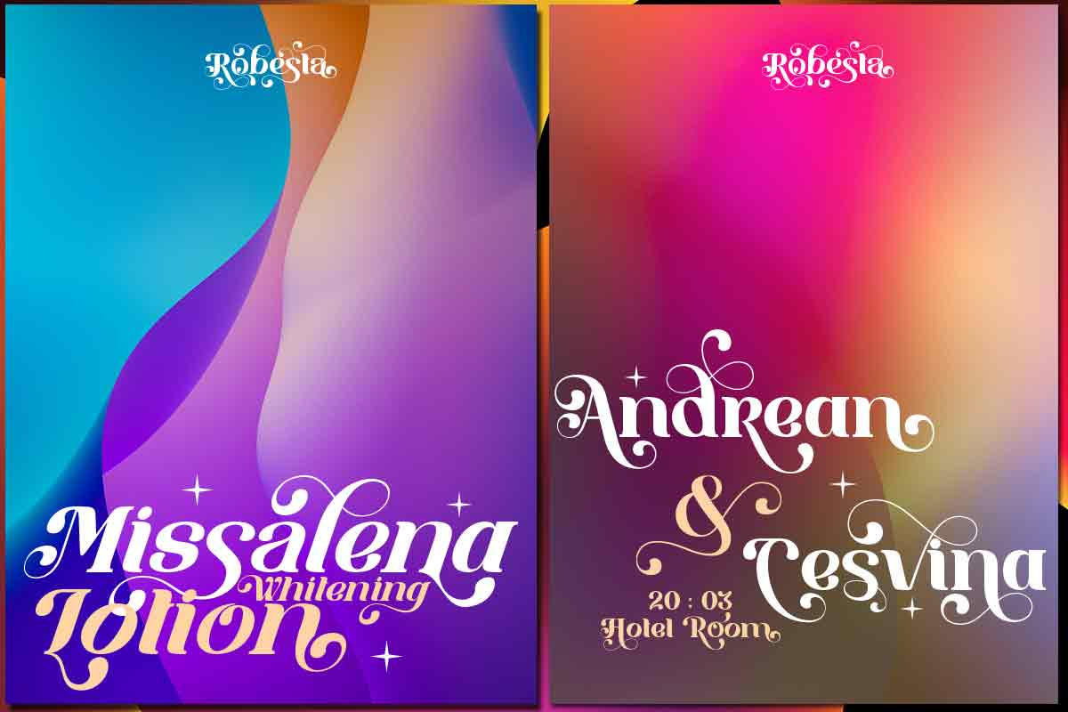 Robesta, a Sans Serif Font by Bramcreative (Photo 3 of 10)