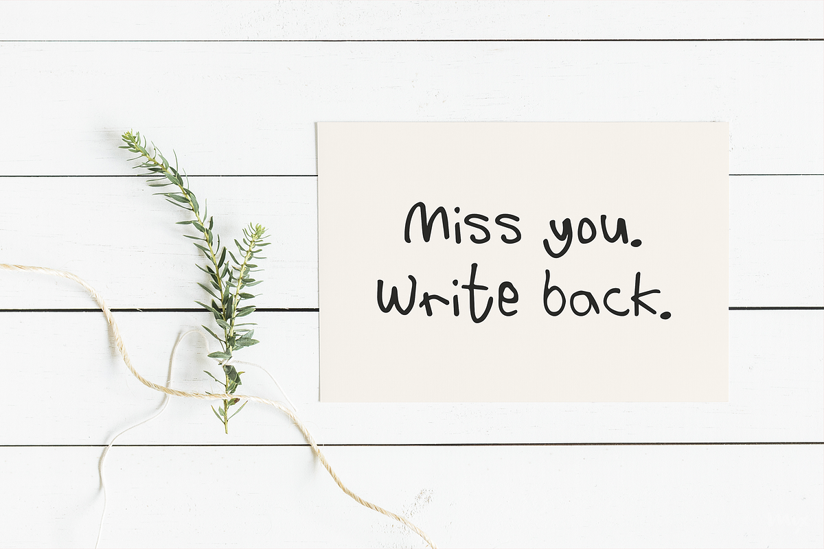 Mix Penfriend - Natural Handwriting, a Handwritten Font by Mix Fonts (Photo 5 of 9)