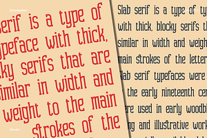 Micelar Display Slab Serif