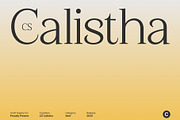 CS Calistha – Elegant Serif Font, a Serif Font by Craft Supply Co. (Thumbnail 1 of 8)