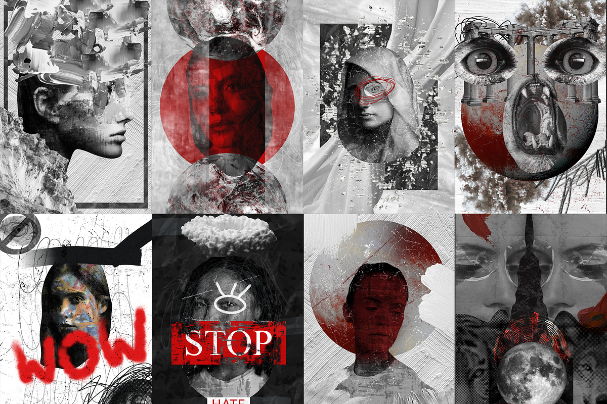 MONOCHROME collage pack, an Object Graphic by Natali Batu (Photo 4 of 31)