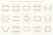 Hand Drawn Floral Elements. Frames, a Seasonal Illustration by Designwork (Thumbnail 20 of 22)