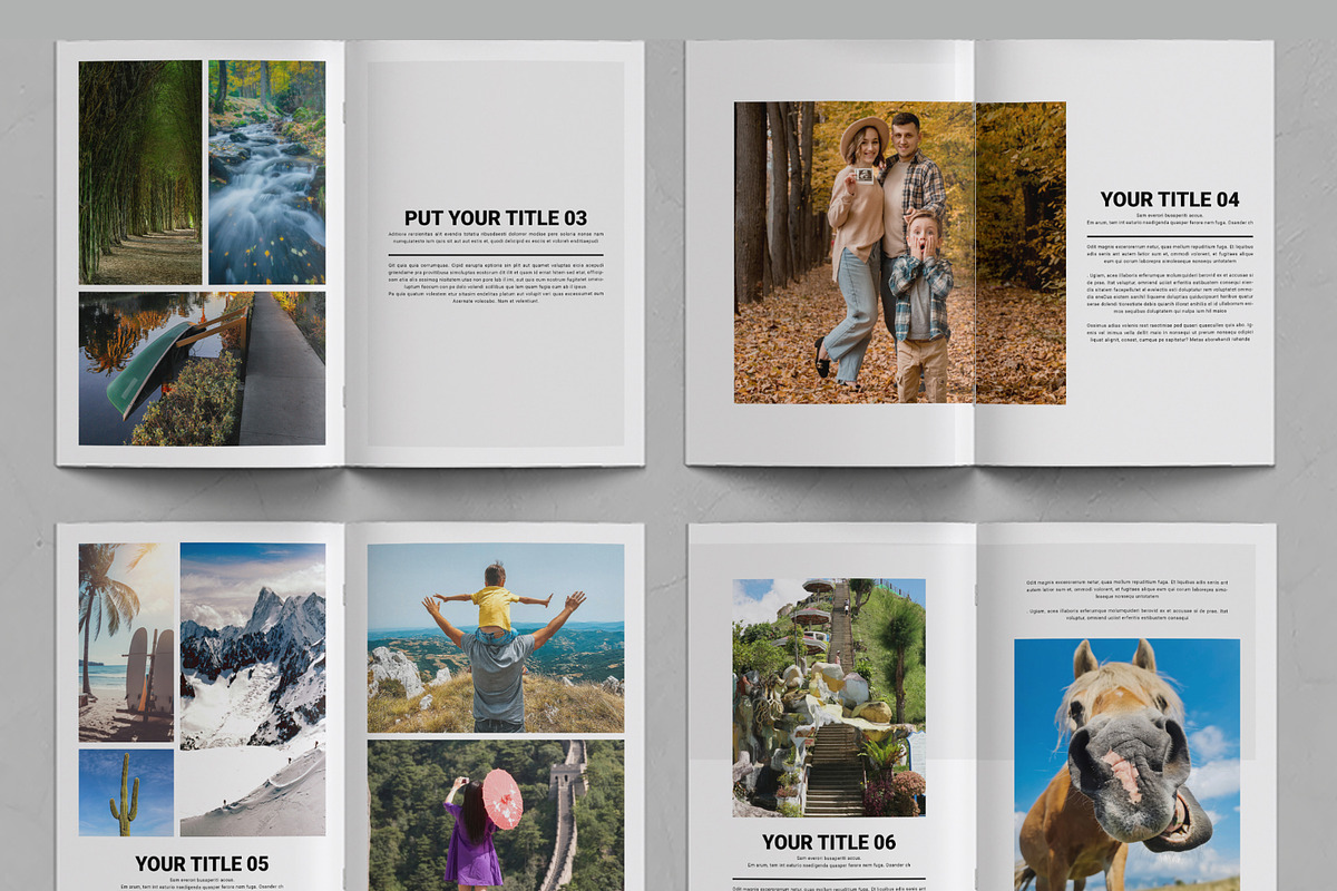 Photography Album Book Layout, a Magazine Template by ContestDesign (Photo 2 of 3)