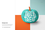 Halloween Pumpkin Mockup Set, a Household Mockup by creatsy2 (Thumbnail 10 of 11)