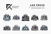 Las Vegas Skyline Icon Vector, an Icon by Akatype Studio (Thumbnail 1 of 3)