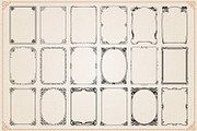 Decorative frames and borders set #1, an Object Graphic by Digiselector Design Goods (Thumbnail 3 of 7)