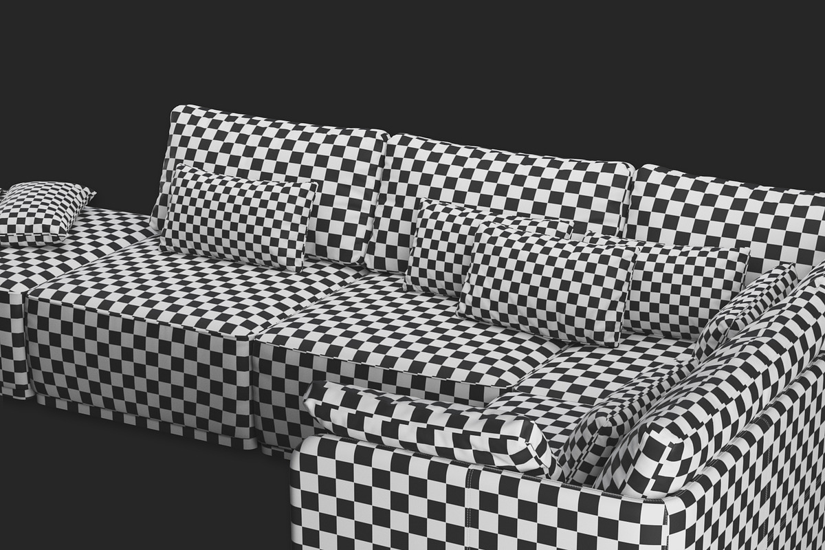 sofa SMANIA Beverly, a Furniture 3D Model by Alartimodels (Photo 11 of 13)