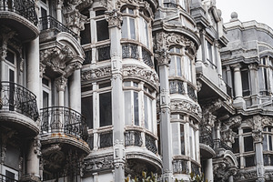 Ornate historic facade in Oviedo, an Architecture Photo by SkyNext
