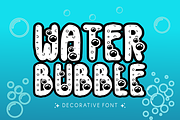 Water Bubble - Decorative Font, a Font by KiddoGlyphs Studio (Thumbnail 1 of 3)
