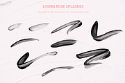 Loving Rose SVG Watercolor Font, a Script Font by SilverStag Type Foundry (Thumbnail 12 of 12)