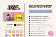 Canva Colorful Retro Branding Kit, a Branding & Logo Template by Branding Babe Co. (Thumbnail 2 of 9)