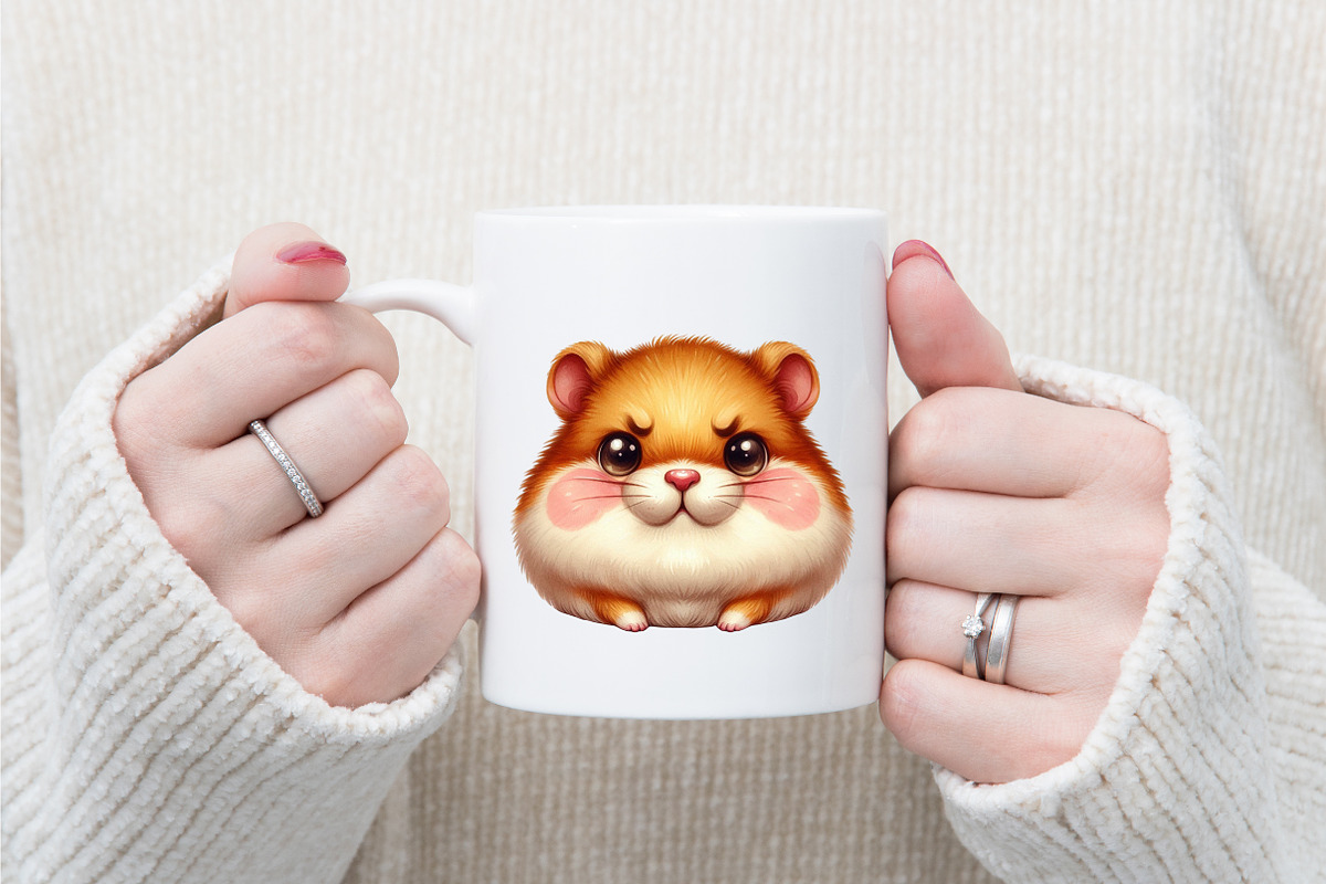 Grumpy Animals Clipart Bundle, an Illustration by designcity5 (Photo 5 of 5)