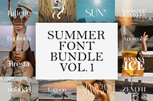 Summer Font Bundle Vol.1