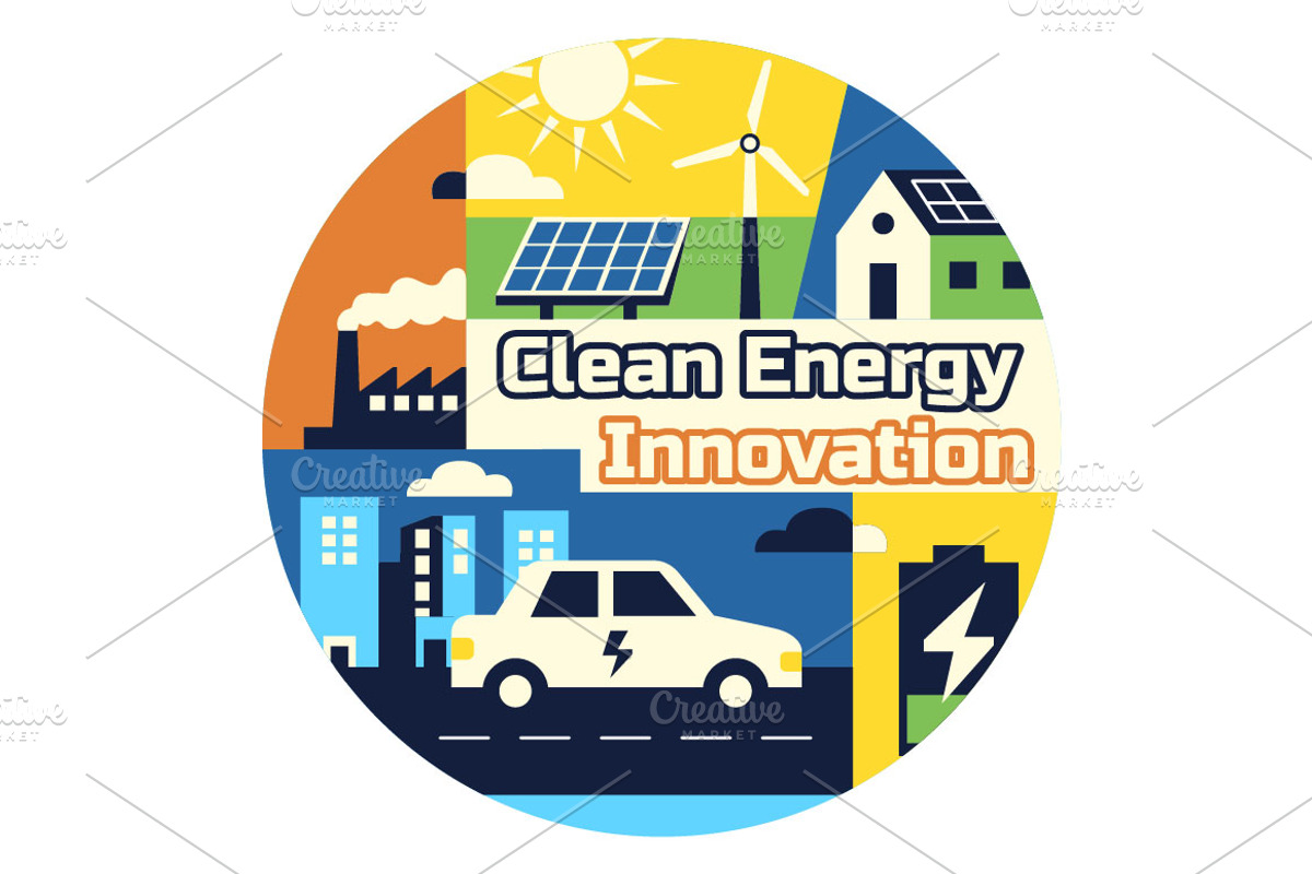 10 Clean Energy Innovation, a Technology Illustration by denayunebgt (Photo 4 of 4)