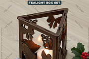 Tealight Holder, Xmas Table Centerpi, a Graphic by AtacanDigital (Thumbnail 1 of 10)
