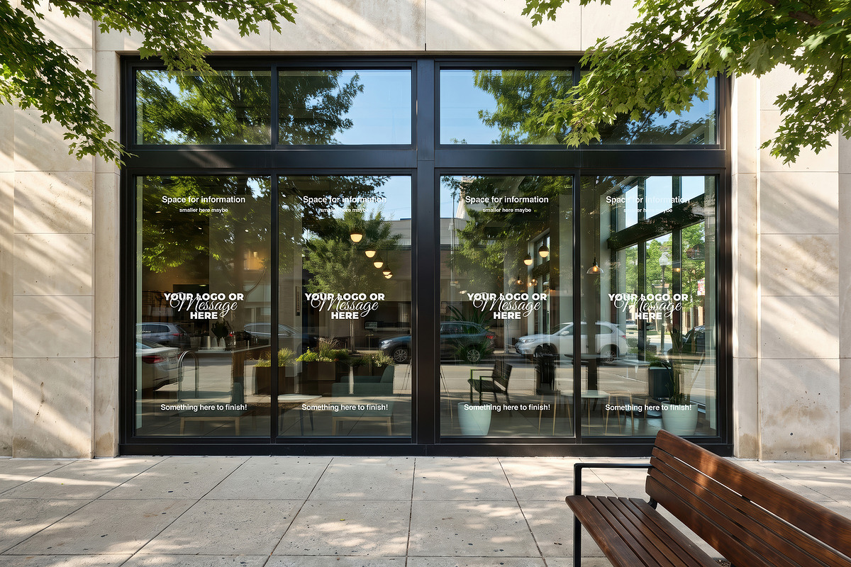 Storefront Window Mockups, an Advertising Mockup by Luuqas Design (Photo 12 of 13)