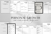 Personal Growth Planner Printable, a Stationery Template by BRANDcontent (Thumbnail 1 of 6)