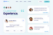 Customer Experience Web Landing Page, a Landing Page Template by ContestDesign (Thumbnail 2 of 2)