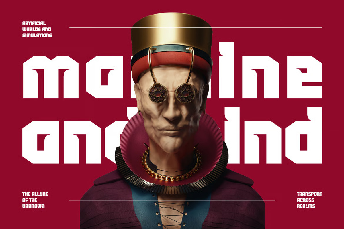Octane – Bold Futuristic Font, a Sans Serif Font by Brand Earth (Photo 4 of 7)