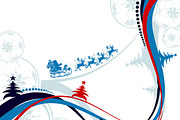 Christmas and New Year Backgrounds, a Decorative Illustration by TAlex (Thumbnail 3 of 6)