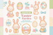Easter Garden - Cliparts Set, a Seasonal Illustration by Estudio Daiane Barbosa (Thumbnail 1 of 10)