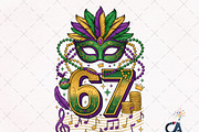 Valentine Mardi Gras PNG, an Illustration by Creative Art (Thumbnail 1 of 6)