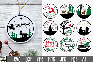 Christmas Ornament SVG File