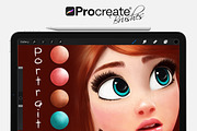 Cartoon Portrait for Procreate, a Brush Add-On by FaeryDesign (Thumbnail 2 of 5)