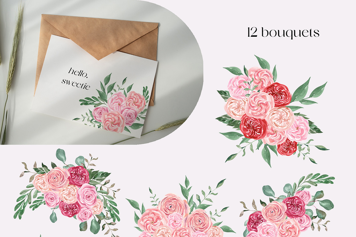 Sweet Valentine's Watercolor, a Food Illustration by Catch the Dream Art (Photo 6 of 18)