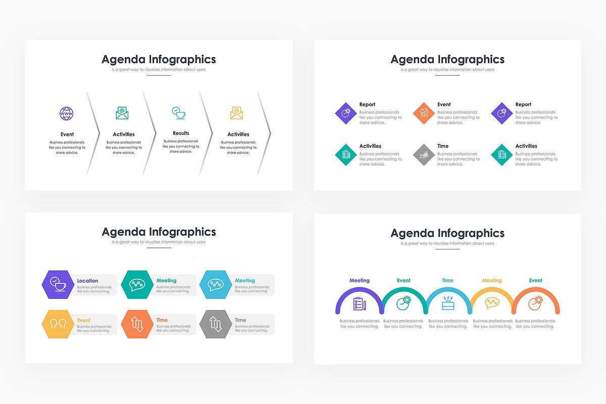 Agenda Infographics - PowerPoint 2, a Presentation Template by slidequest (Photo 3 of 6)