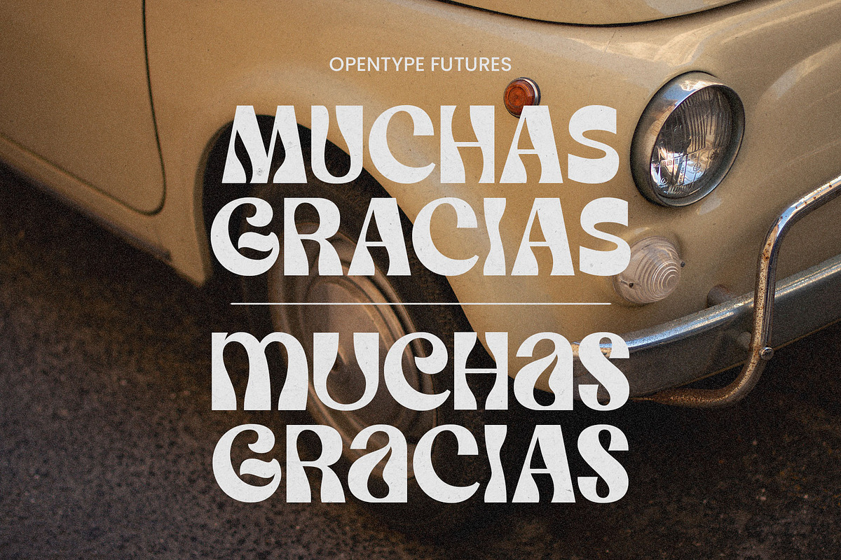 Sunwish Maverick - Experimental, a Sans Serif Font by Arterfak Project (Photo 10 of 11)