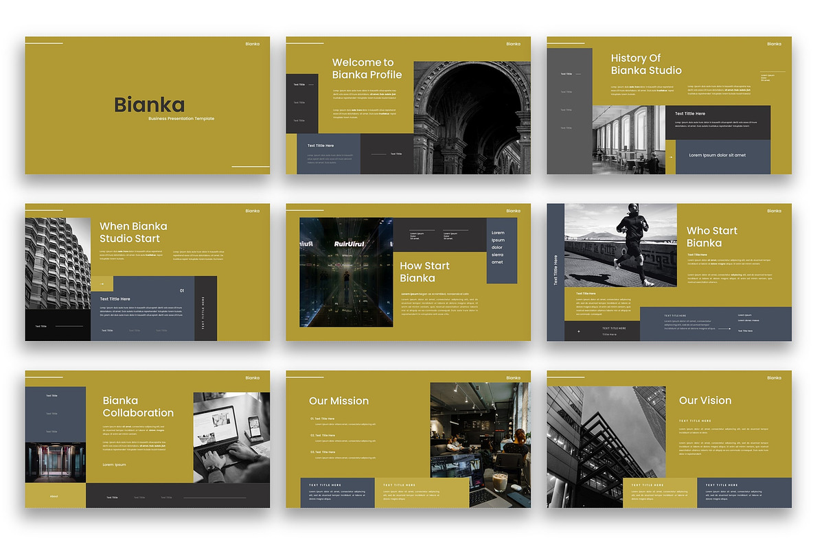Bianka-Business Google Slide, a Presentation Template by kreatifreya (Photo 2 of 5)