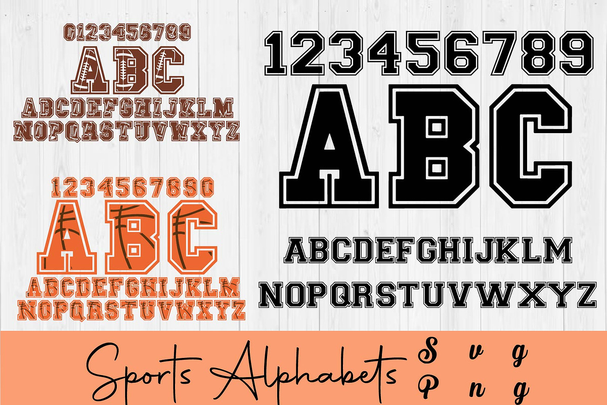 Sports Alphabet Font SVG Set, a Handwritten Font by EllaMaiyaali (Photo 1 of 2)