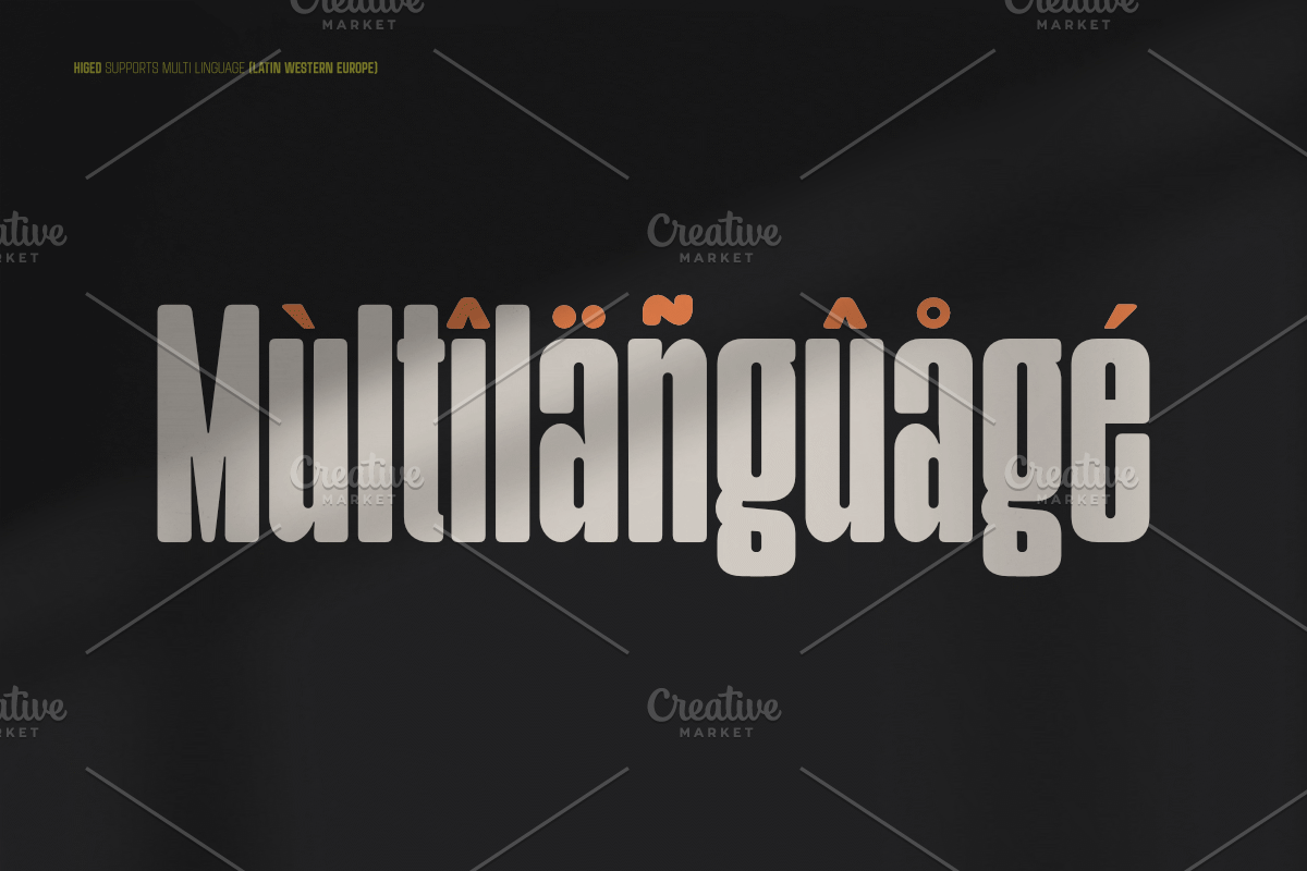 Higed, a Sans Serif Font by Linecreative (Photo 5 of 9)