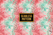 Red & Green Tie Dye Seamless Pattern, a Pattern Graphic by Creative Store (Thumbnail 2 of 5)