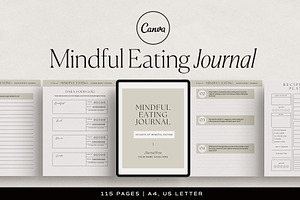 Mindful Eating Journal Template