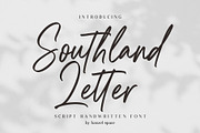 Southland Letter | Handwritten Font, a Script Font by HanzelSpace Studio (Thumbnail 1 of 9)