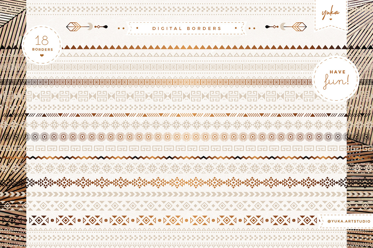 Aztec Designs, a Pattern Graphic by Yuka Baby (Photo 2 of 5)
