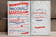 Vintage Hand Lettering Wedding Suite, an Invitation Template by BlueRobinDesignShop (Thumbnail 4 of 9)