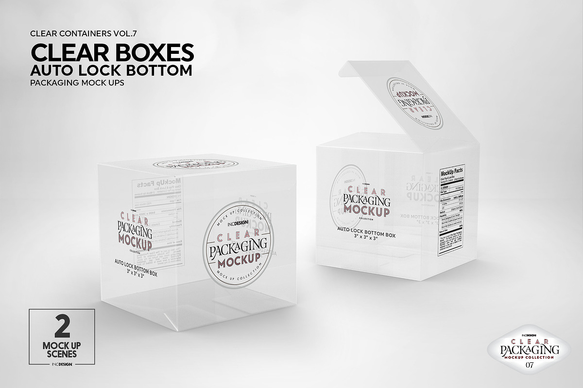 07 Clear Container Packaging Mockups, a Cups & Container Mockup by INCDesign (Photo 24 of 28)