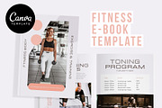 Fitness eBook Canva Template, a Magazine Template by Cultive Creative (Thumbnail 1 of 9)