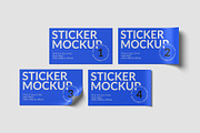 Sticker Mockups, an Advertising Mockup by graphiccrew (Thumbnail 3 of 10)