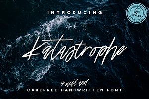 Katastrophe Font + Bonus