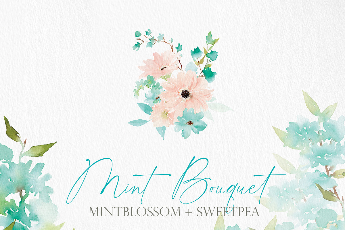 Watercolor Flower - Fantasy Mint, an Illustration by Beigetime (Photo 7 of 9)