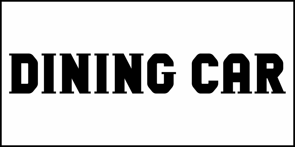 Dining Car JNL, a Slab Serif Font by Jeff Levine Fonts (Photo 2 of 5)