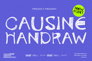 Causine Handraw Textured Display