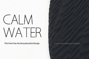 Calm water-Font