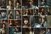 84 women knights in armor, a Person Photo by Handmadefont (Thumbnail 6 of 13)