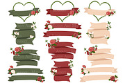Christmas Floral Heart Wreath Vector, an Illustration by Amanda Ilkov (Thumbnail 5 of 5)